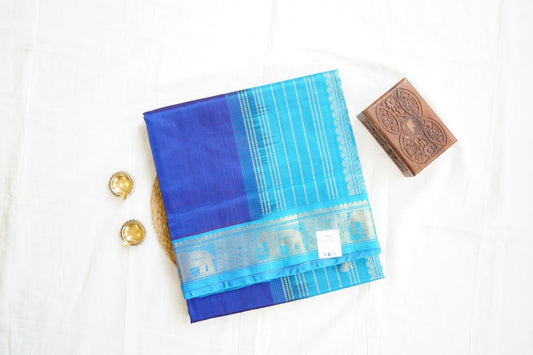 10 Yards  Kanchi Handloom Silk Cotton Saree PC14513