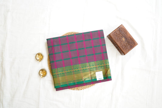 Chettinadu handloom Cotton Saree PC14293