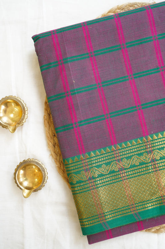 Chettinadu handloom Cotton Saree PC14293