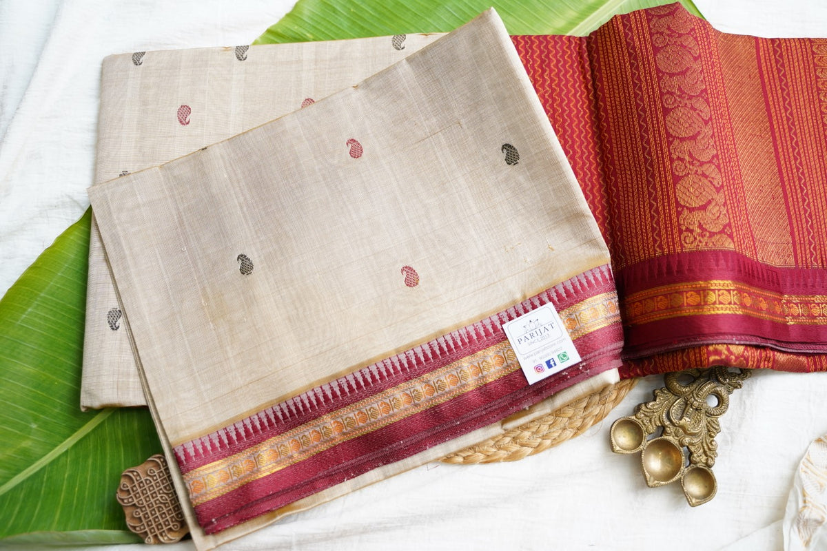 Kanchi Silk Cotton Saree PC18173
