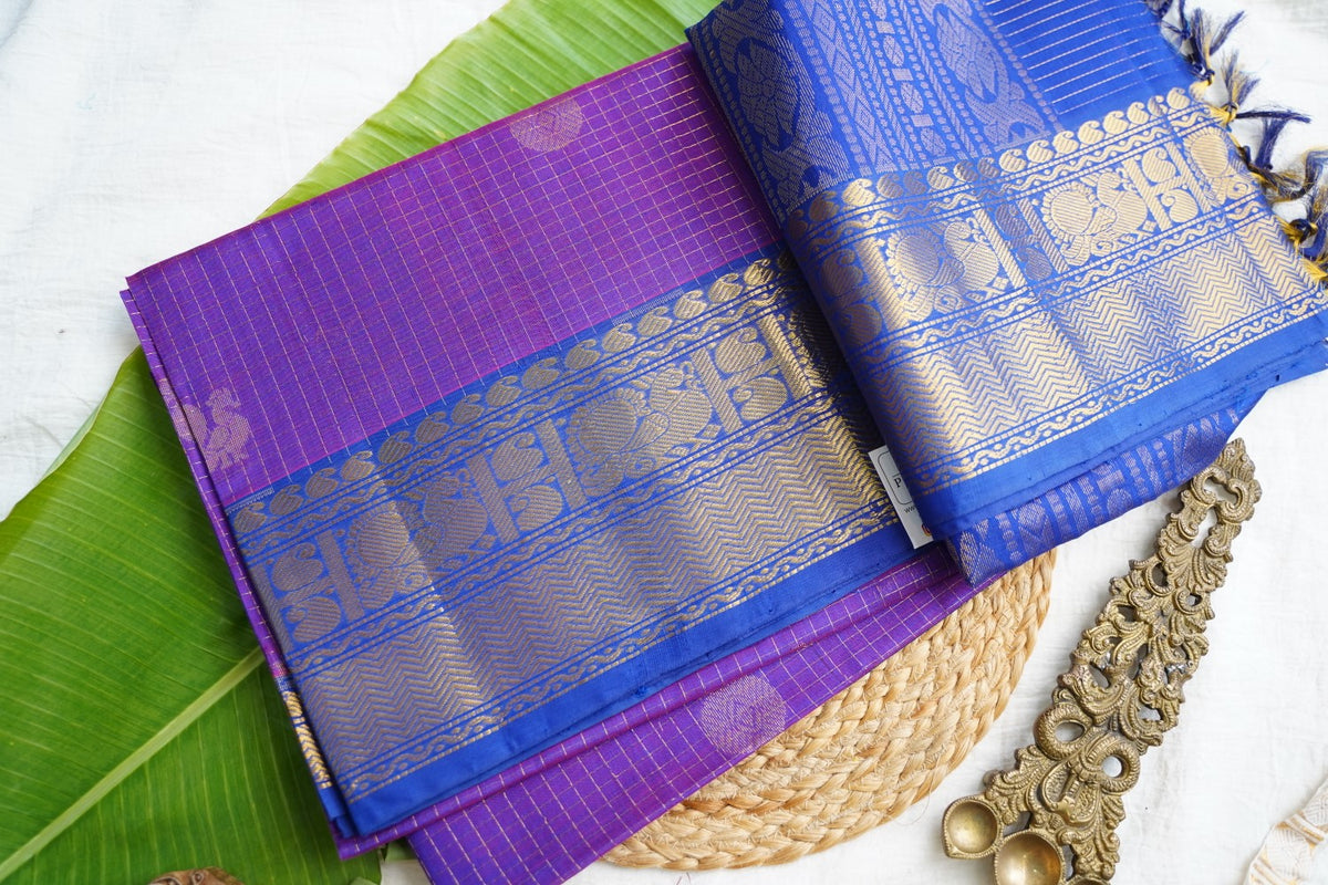 Kanchi Silk Cotton Saree PC18179
