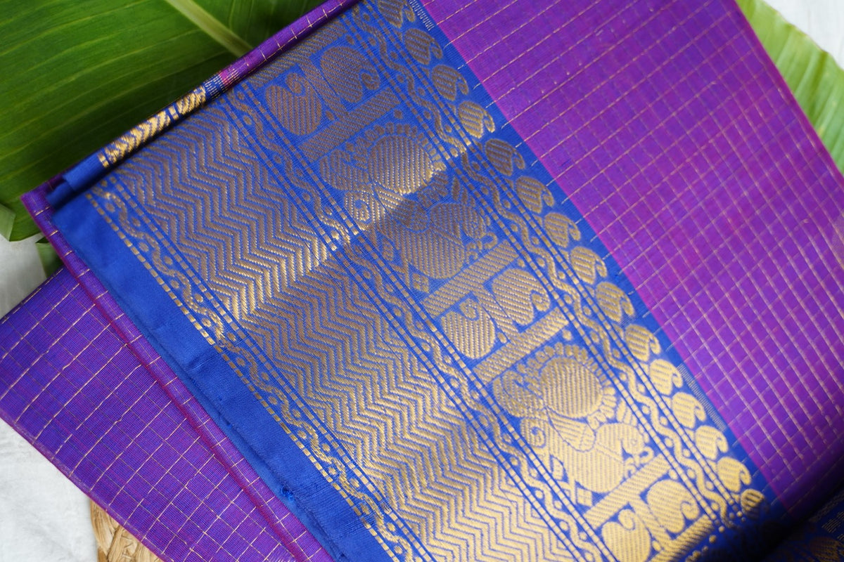Kanchi Silk Cotton Saree PC18179