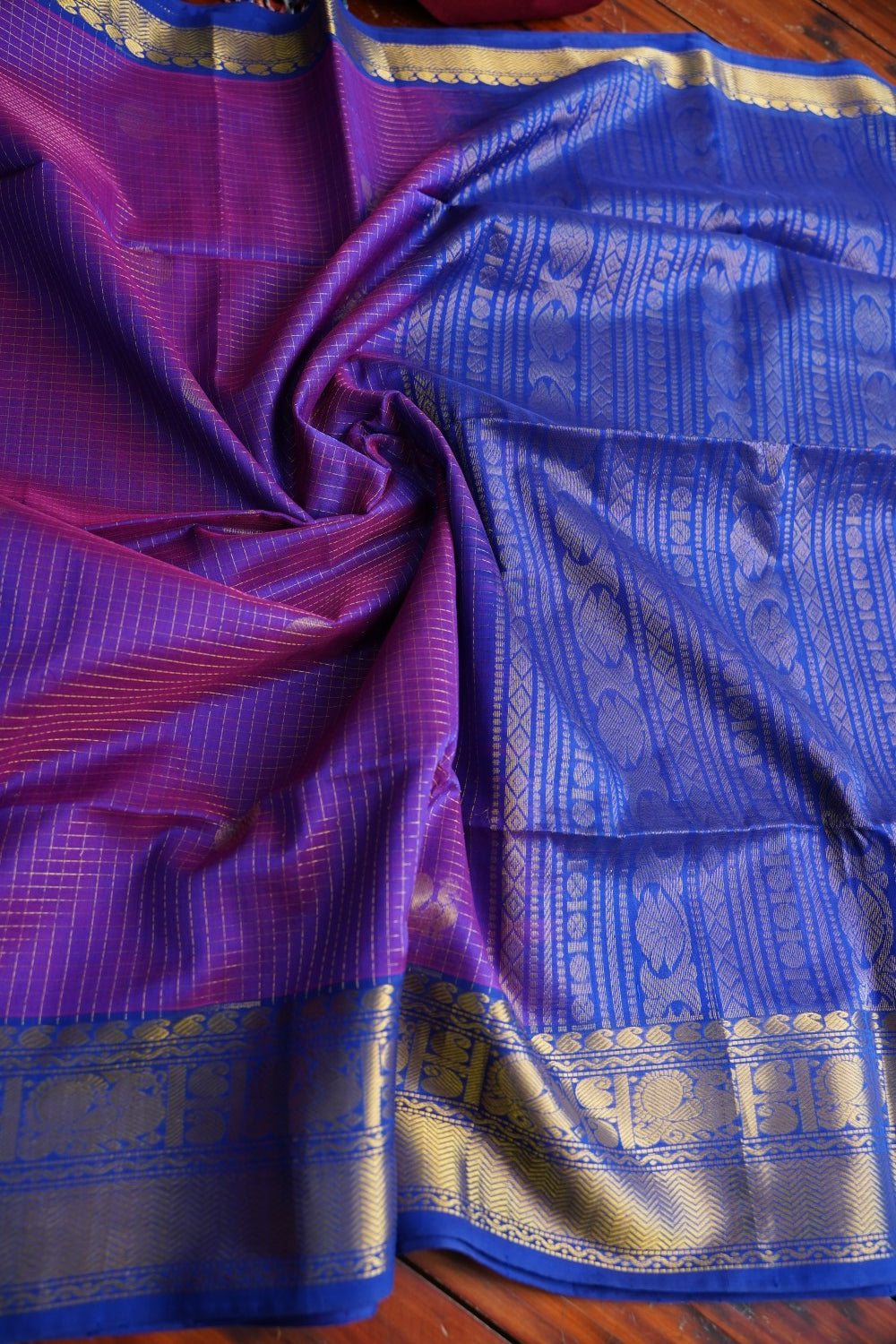 Kanchi Silk Cotton Saree PC18179