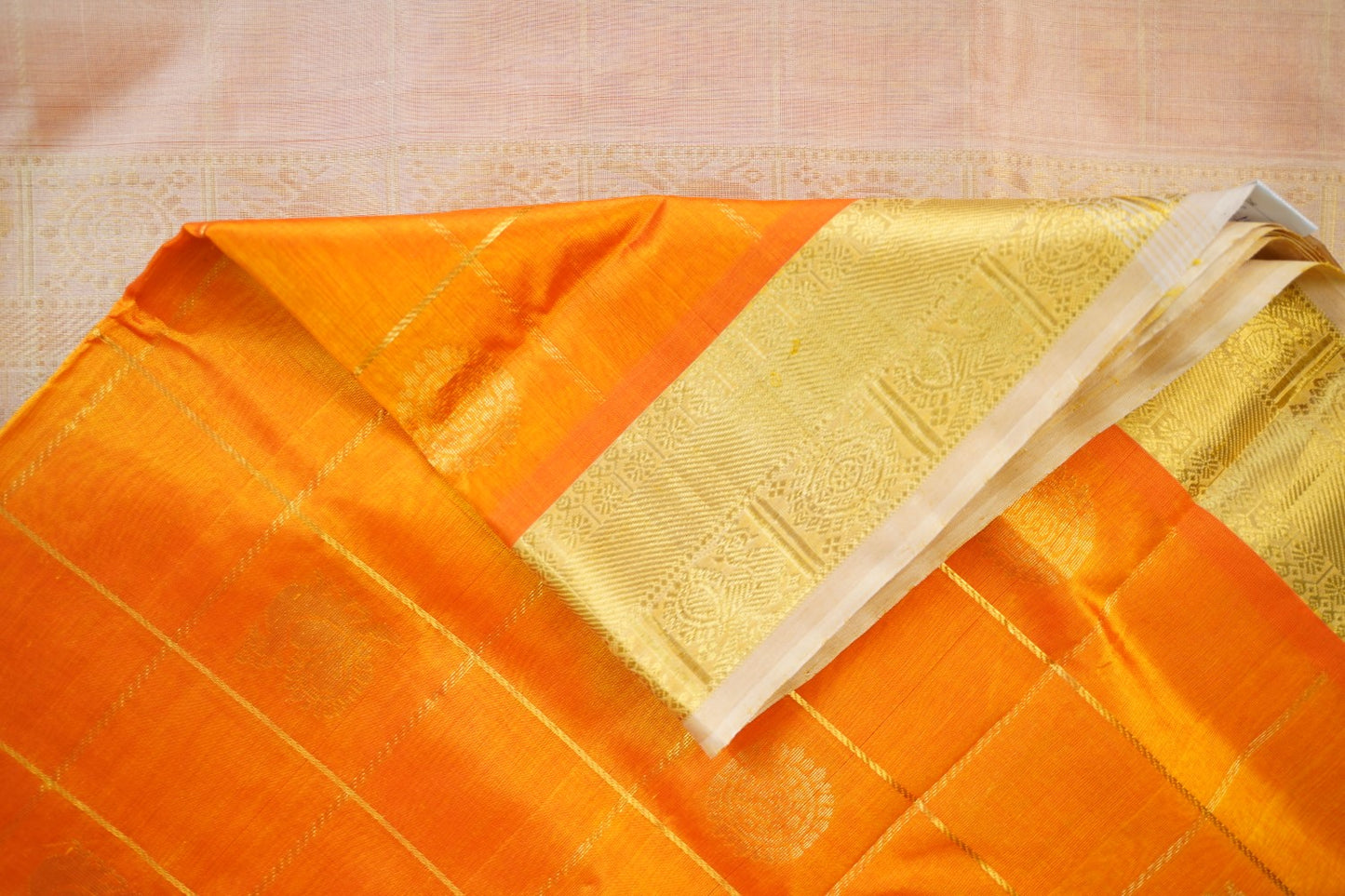 10 Yards  Kanchi Handloom Silk Cotton Saree PC14521