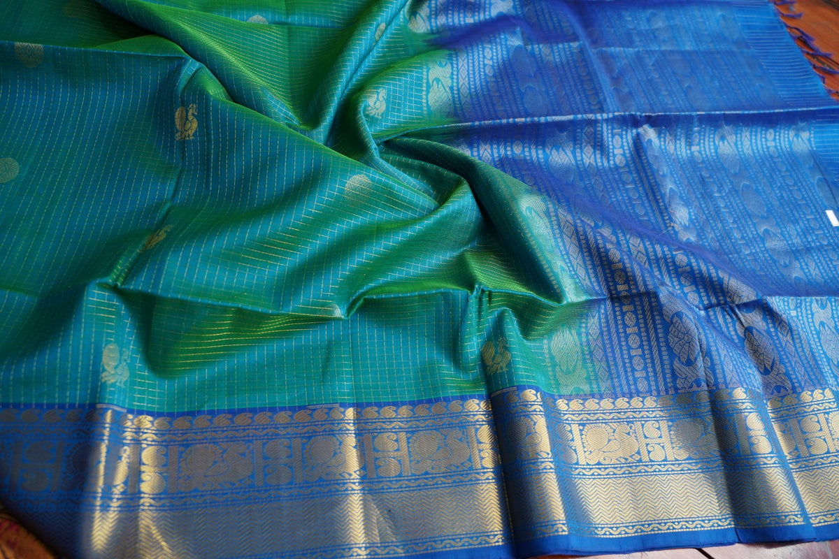 Kanchi Silk Cotton Saree PC18176