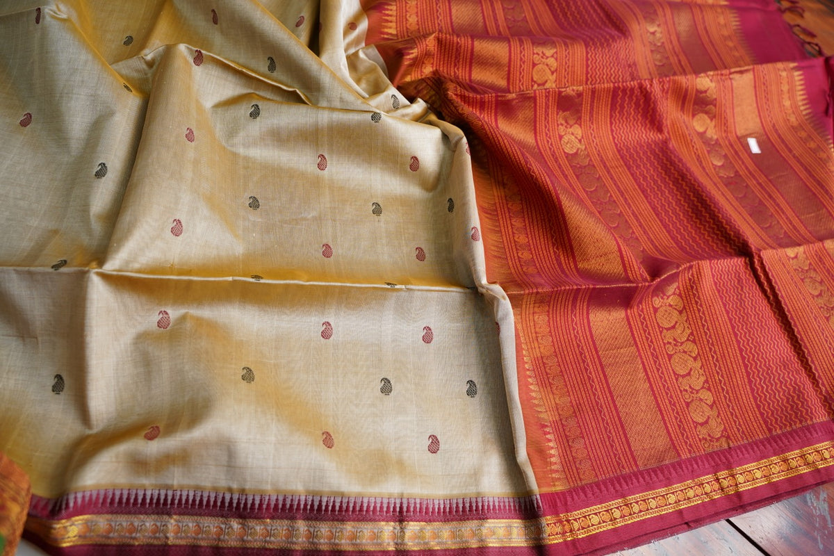 Kanchi Silk Cotton Saree PC18173