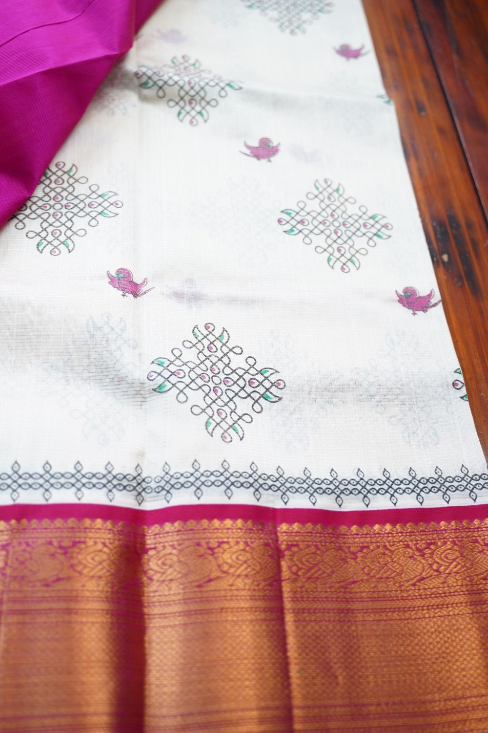 Kanchi Handloom Silk Cotton Saree PC17258