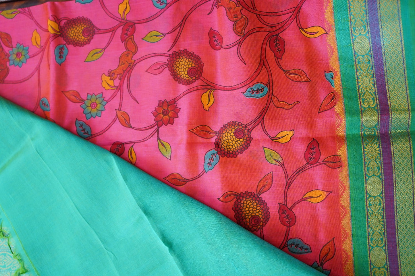 Kanchi Handloom Silk Cotton Saree PC17262