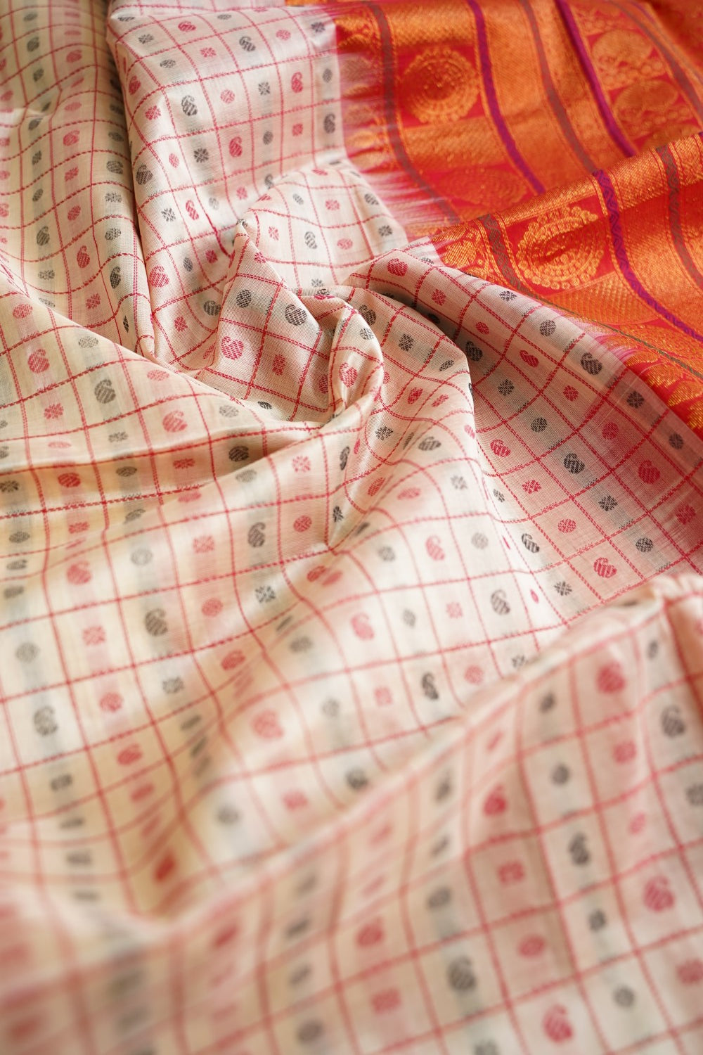 Kanchi Silk Cotton Saree PC18166