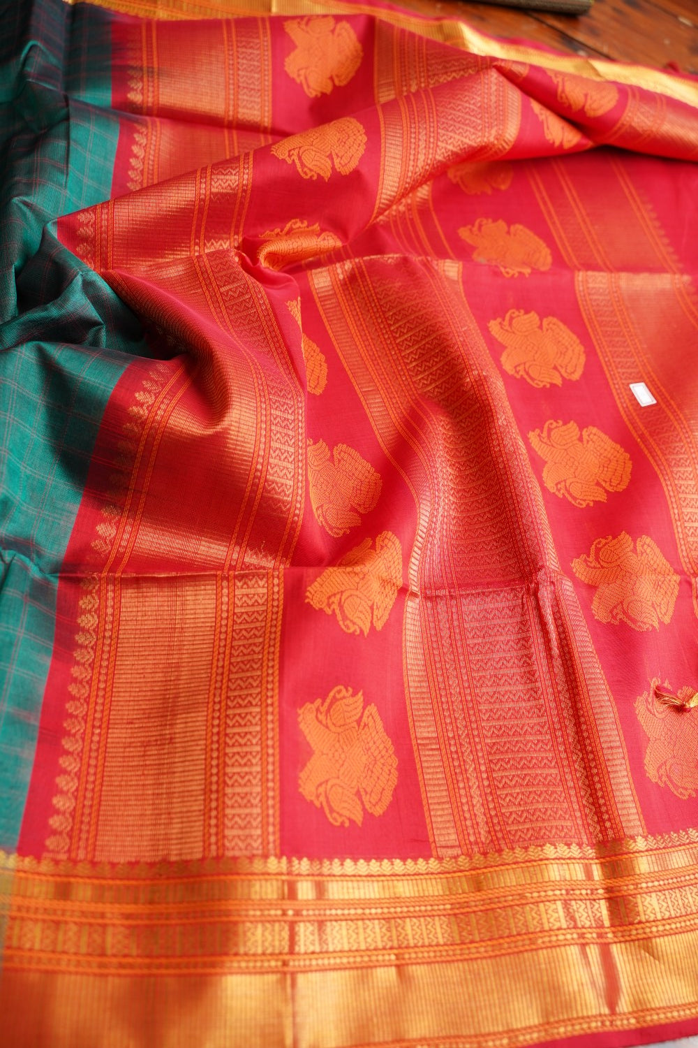 Kanchi Silk Cotton Saree PC18165