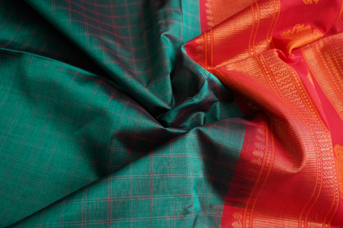 Kanchi Silk Cotton Saree PC18165
