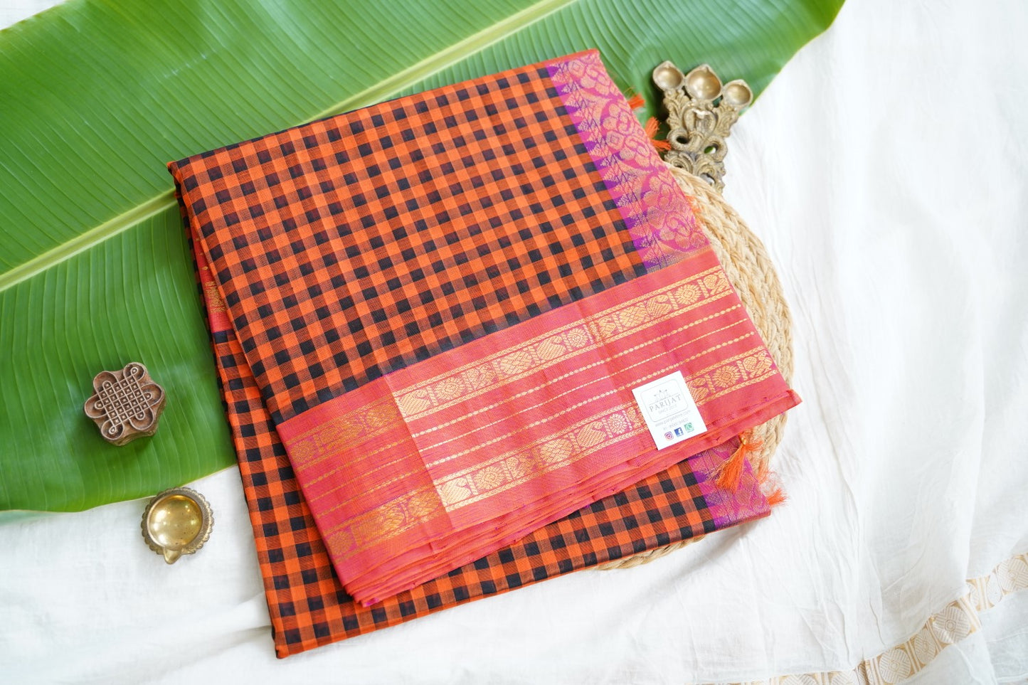 Kanchi Handloom Silk Cotton Saree PC17335