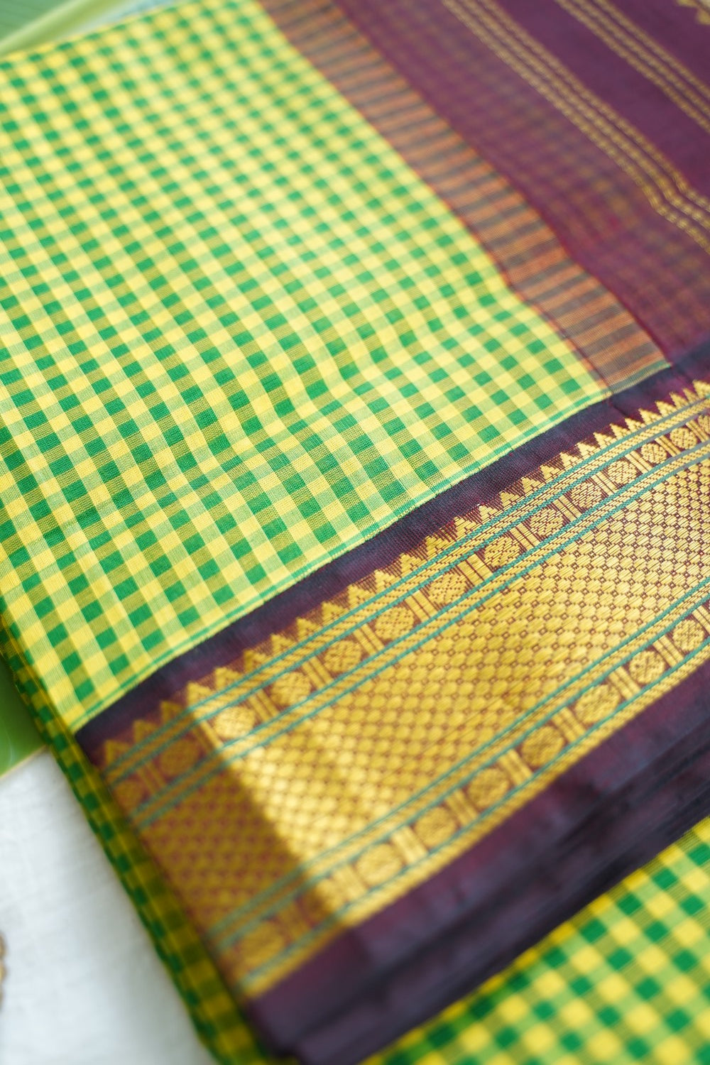Kanchi Handloom Silk Cotton Saree PC17348