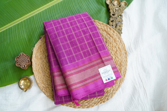 Kanchi handloom Cotton Saree PC17401