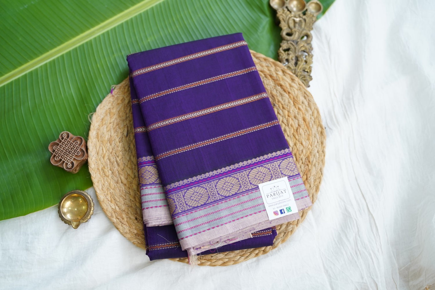 Kanchi handloom Cotton Saree PC17380