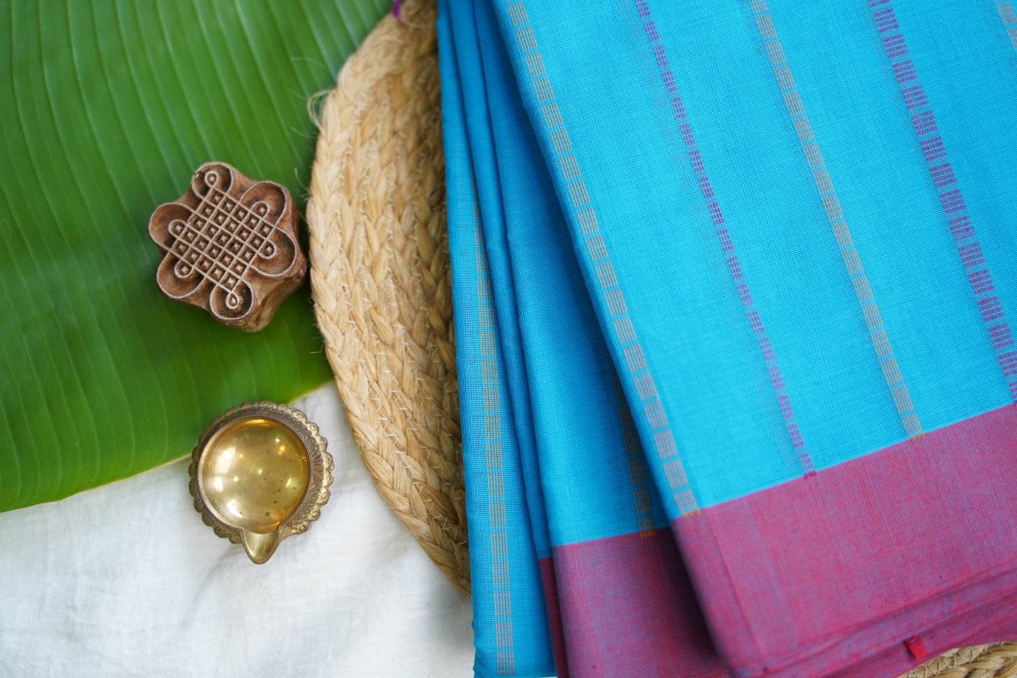 Kanchi handloom Cotton Saree PC17381
