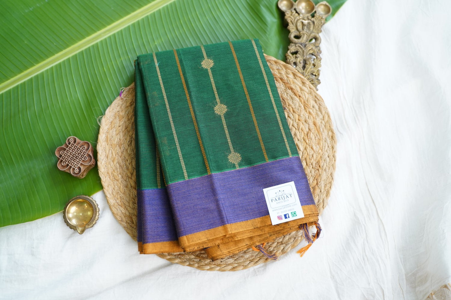 Kanchi handloom Cotton Saree PC17307