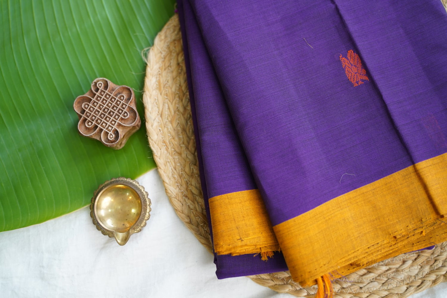 Kanchi handloom Cotton Saree PC17389