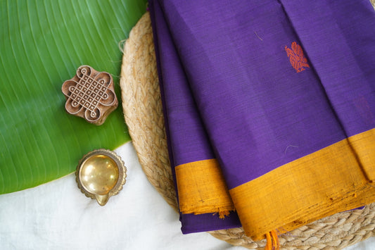 Kanchi handloom Cotton Saree PC17389