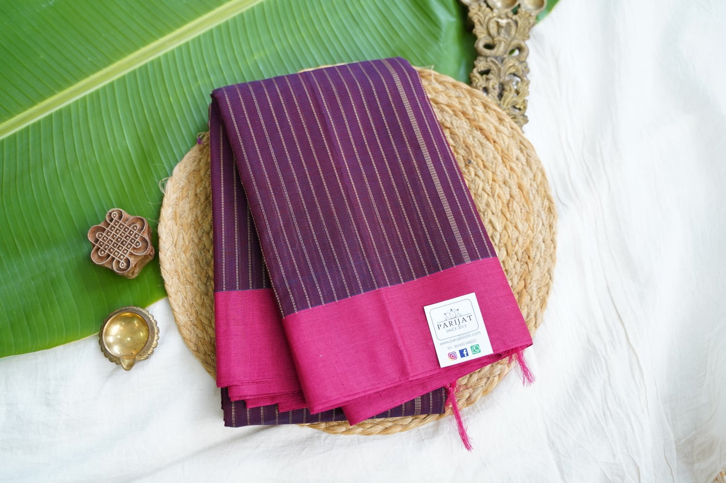 Kanchi handloom Cotton Saree PC17305