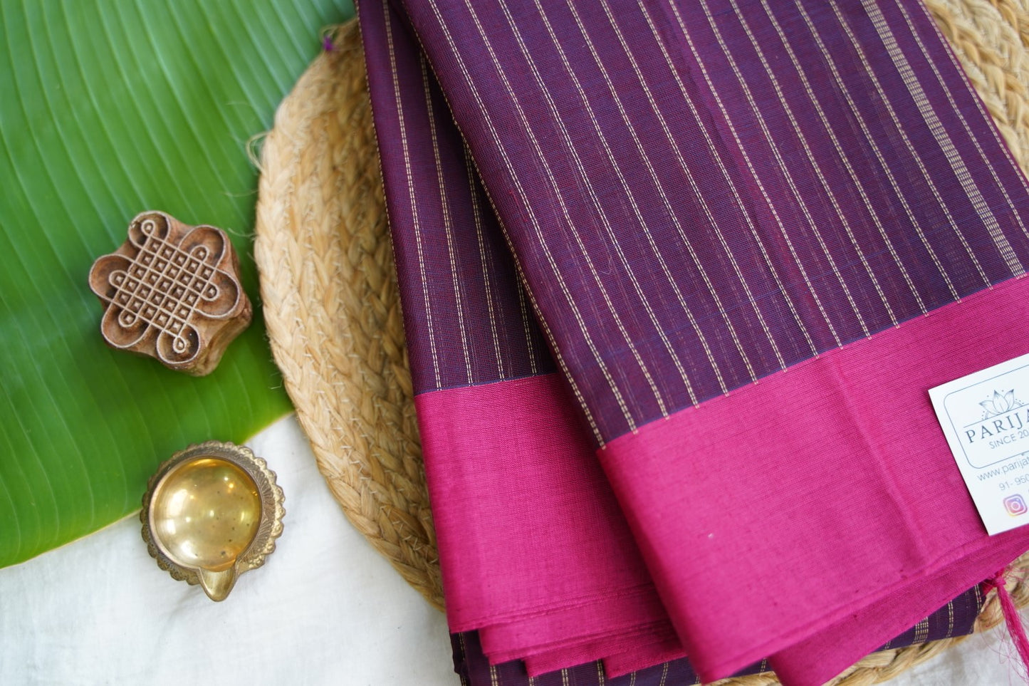 Kanchi handloom Cotton Saree PC17305