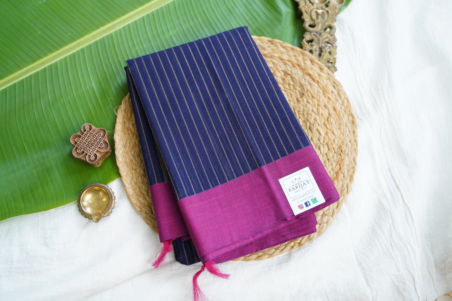 Kanchi handloom Cotton Saree PC17306