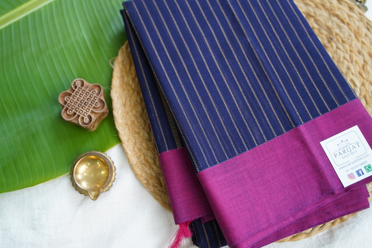 Kanchi handloom Cotton Saree PC17306