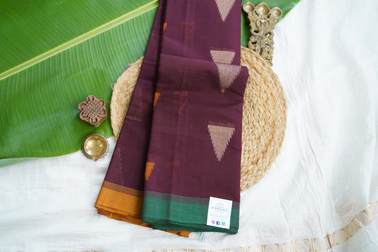 Kanchi handloom Cotton Saree PC17309