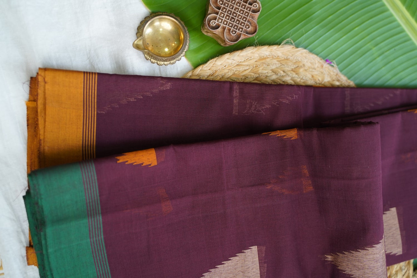 Kanchi handloom Cotton Saree PC17309