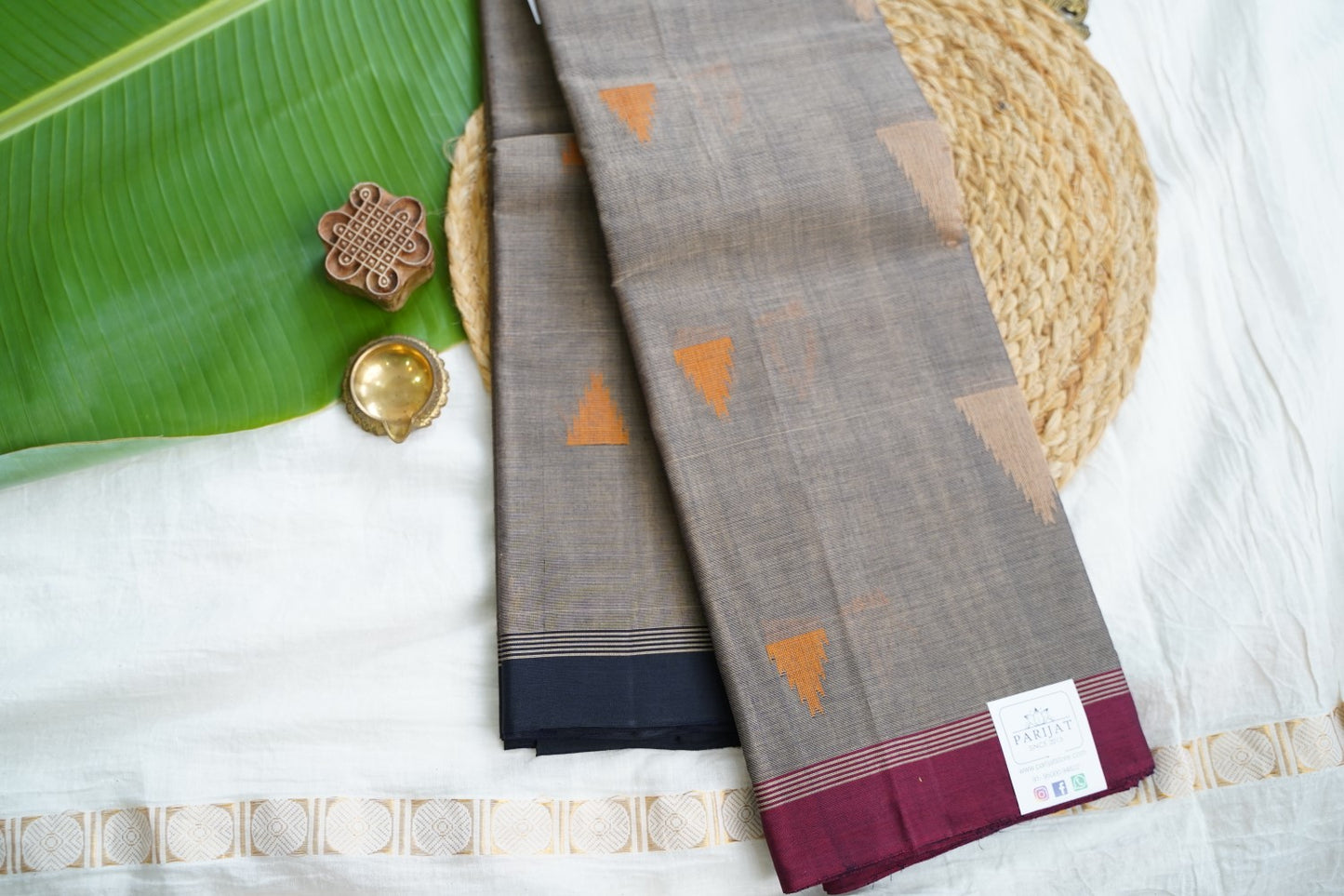 Kanchi handloom Cotton Saree PC17310