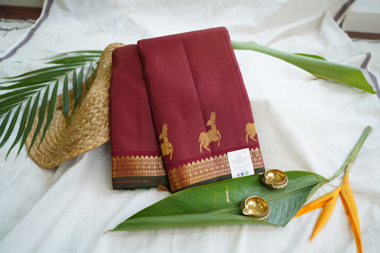 Pure Vairaoosi Kanchi Silk Saree -PC14535