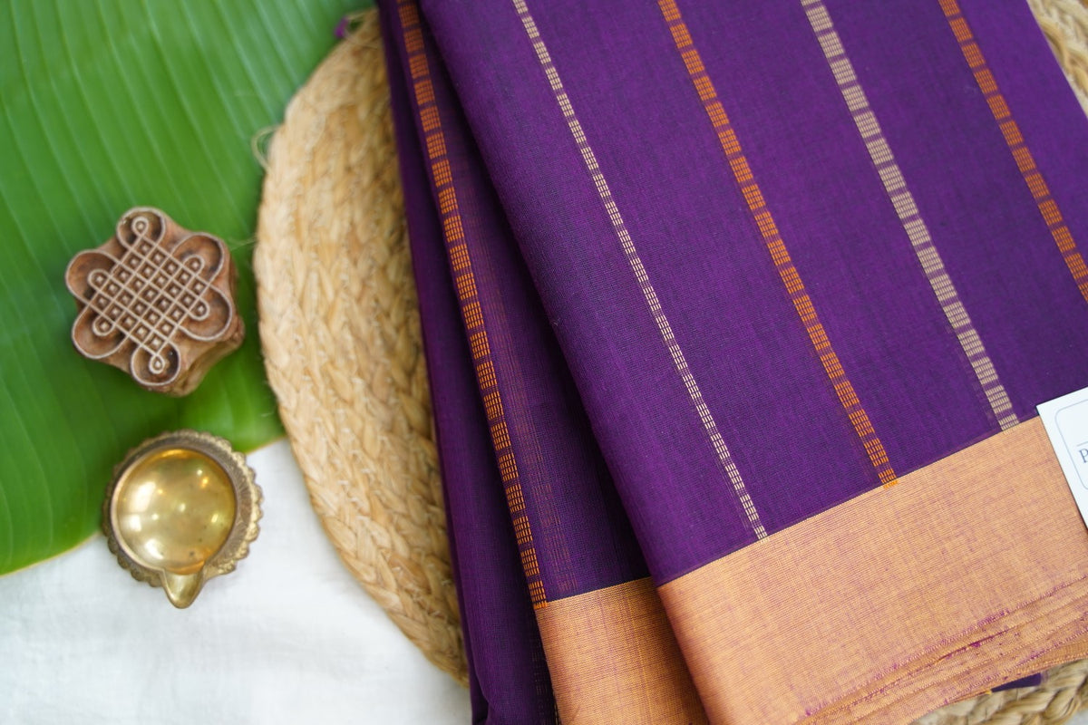 Kanchi handloom Cotton Saree PC17297