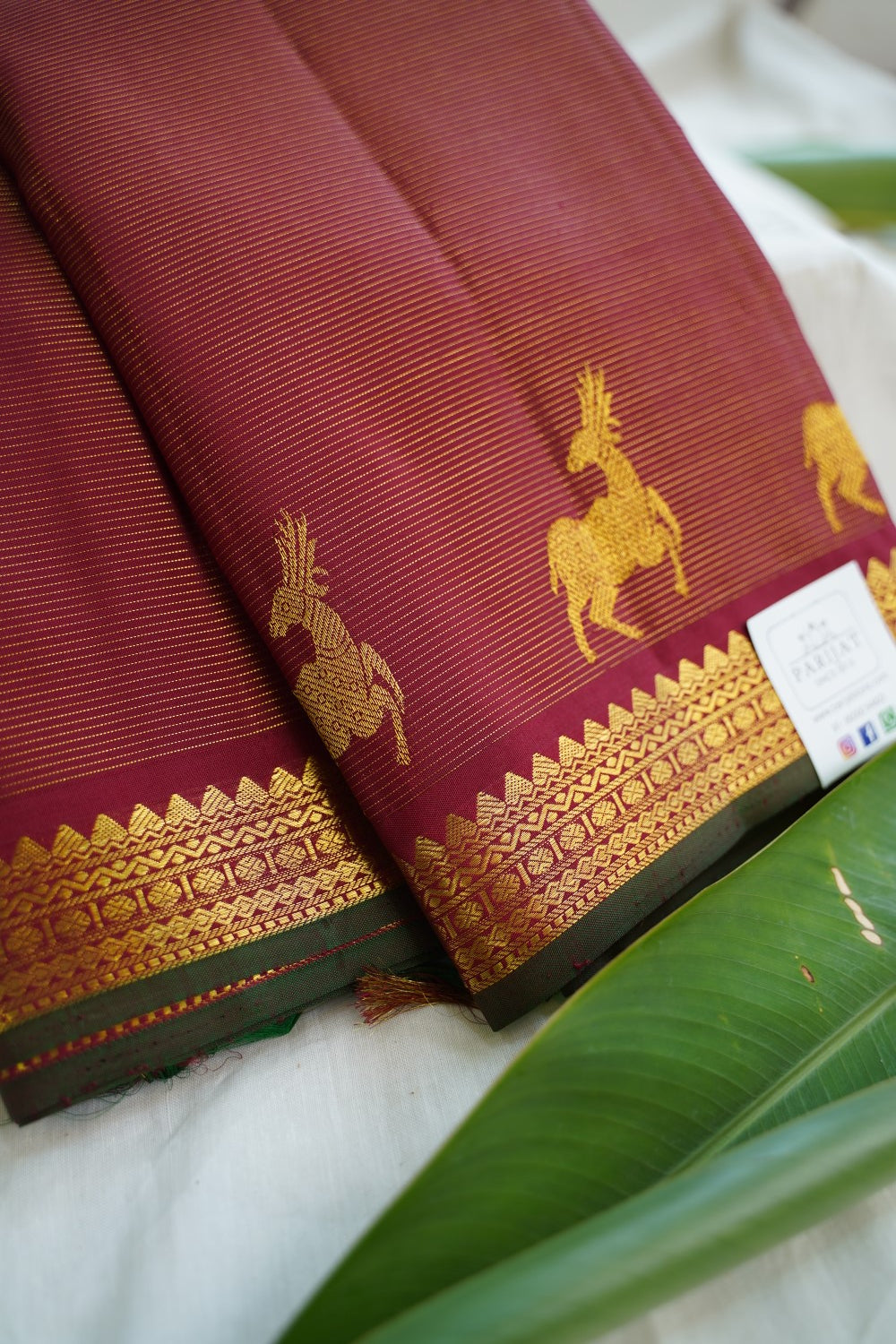 Pure Vairaoosi Kanchi Silk Saree -PC14535