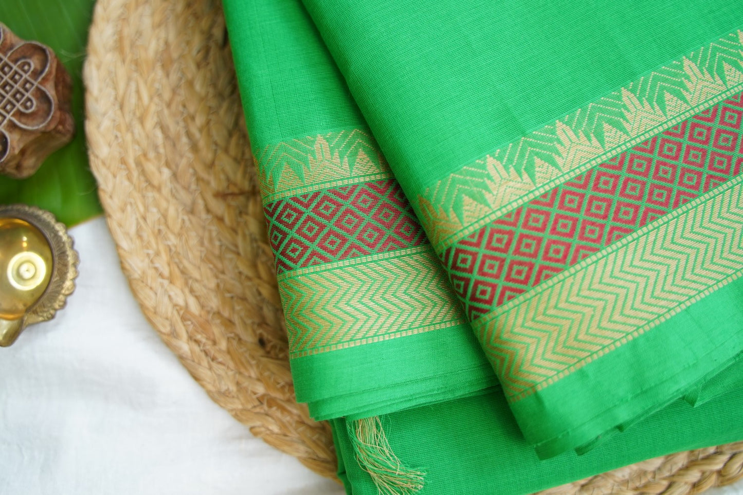 Kanchi handloom Cotton Saree PC17308