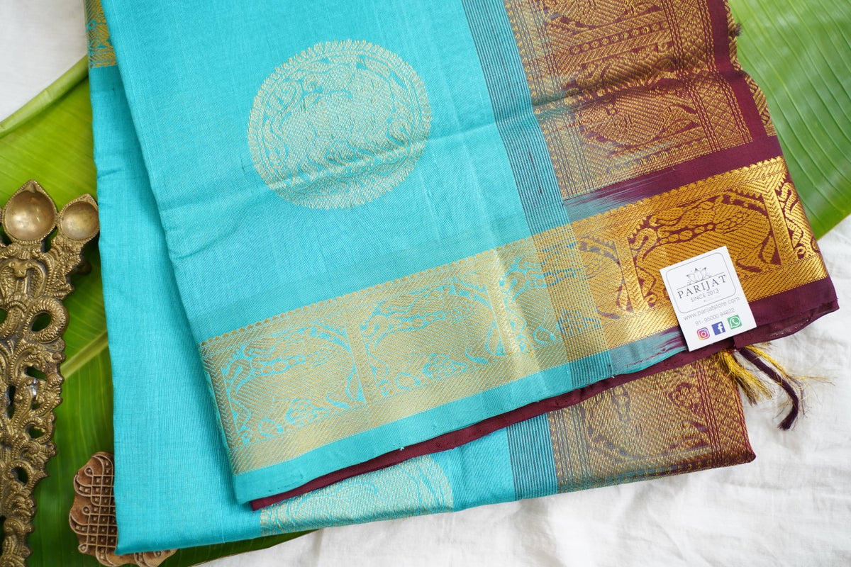 Kanchi Silk Cotton Saree PC18223