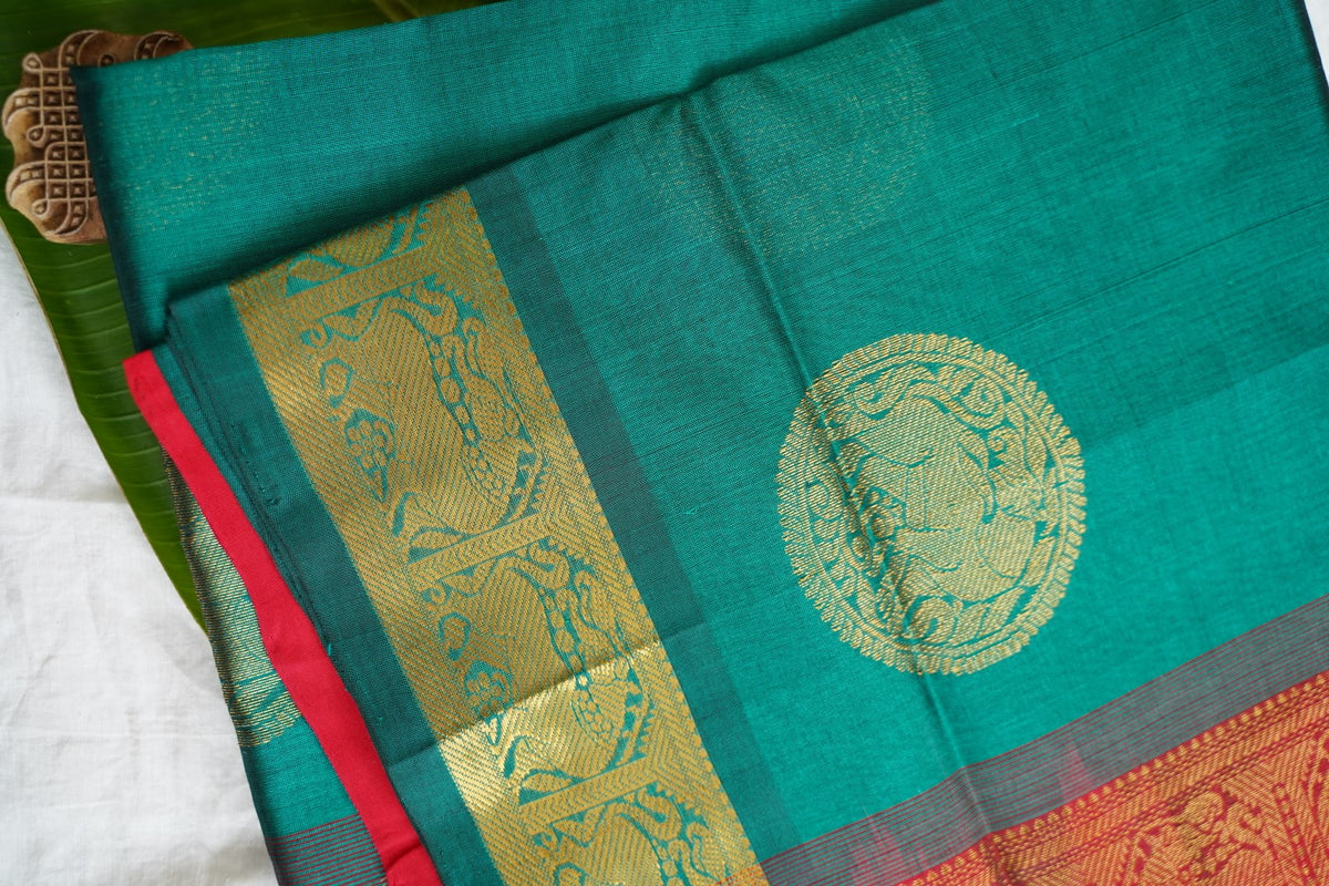 Kanchi Silk Cotton Saree PC18224