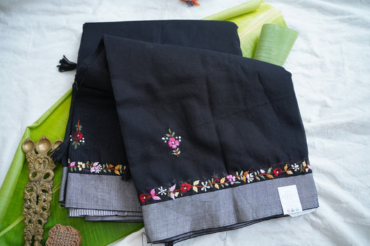 Linen Cotton Saree PC18210