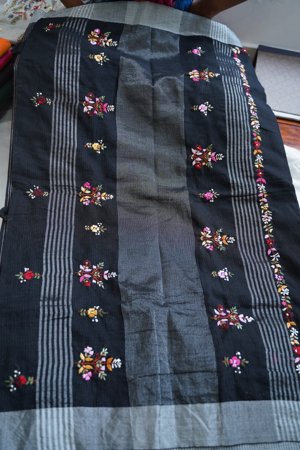 Linen Cotton Saree PC18210