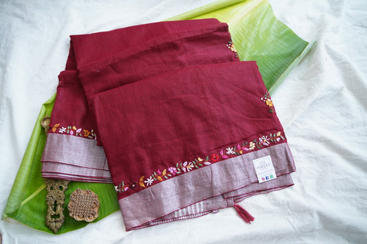 Linen Cotton Saree PC18209