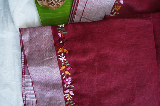 Linen Cotton Saree PC18209