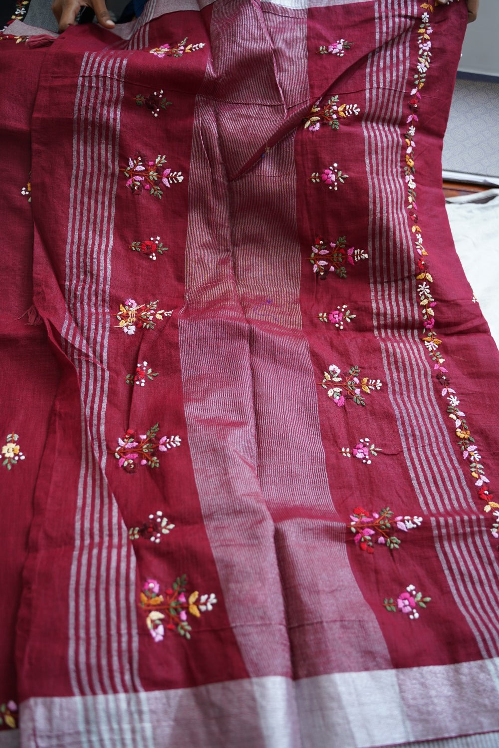 Linen Cotton Saree PC18209