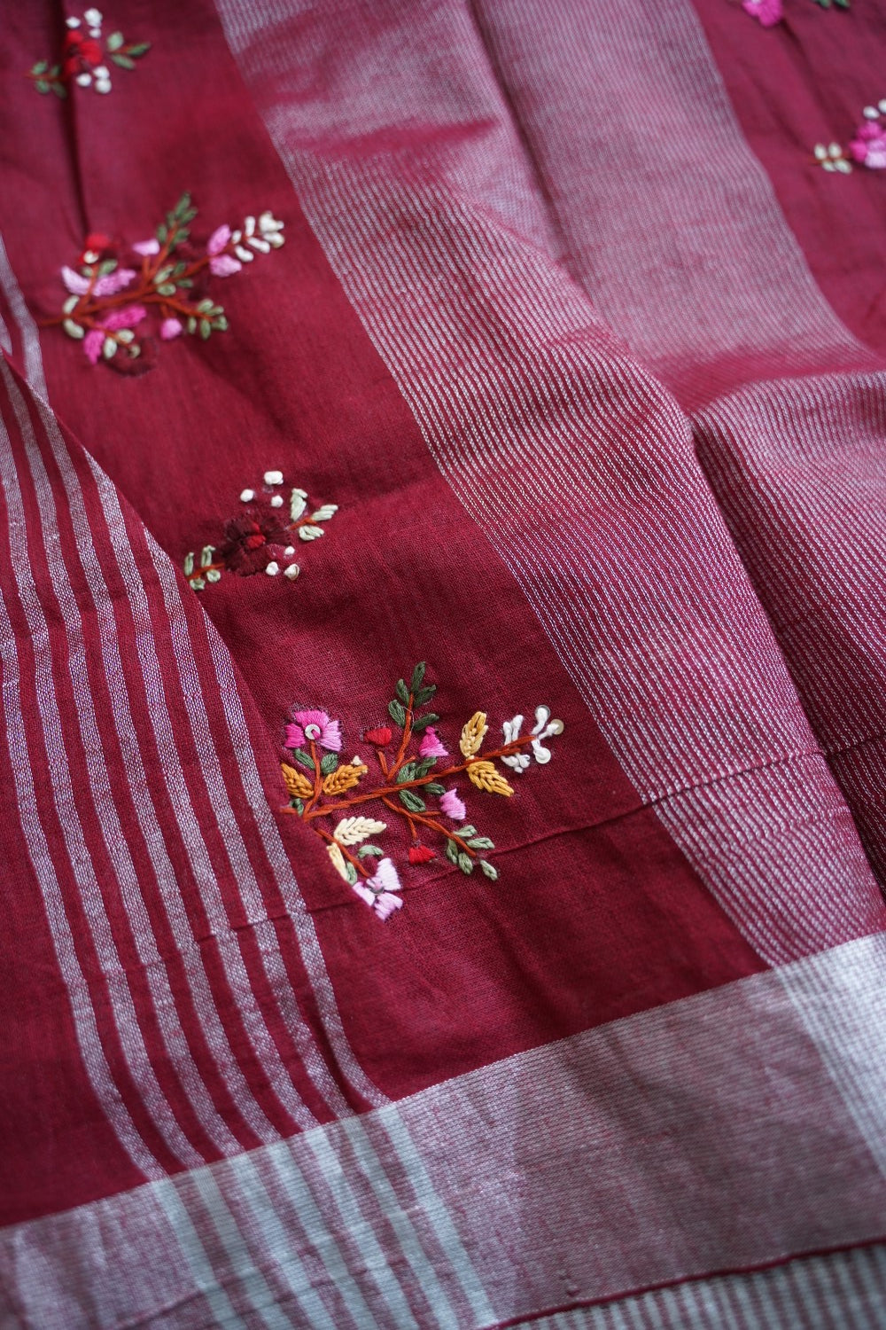 Linen Cotton Saree PC18209