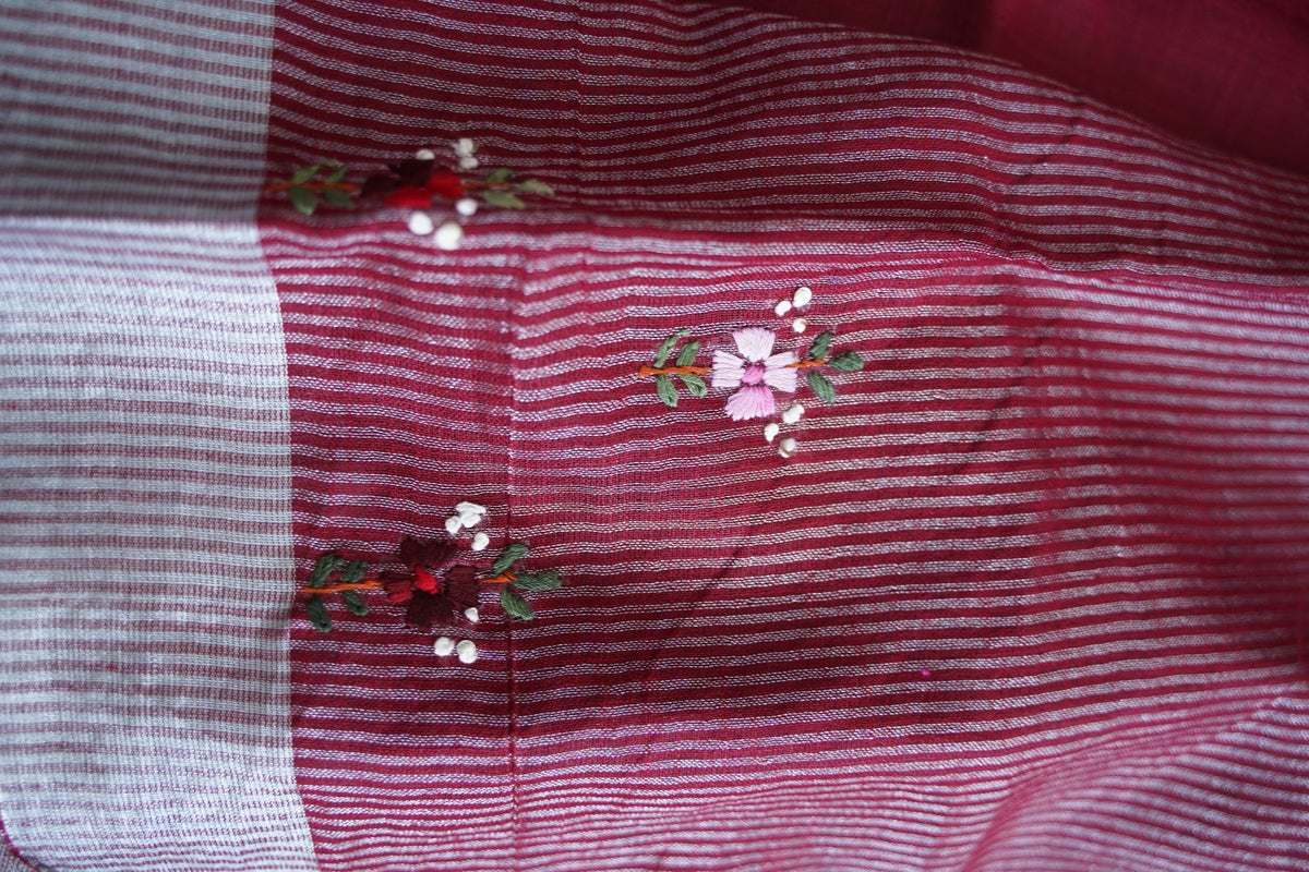 Linen Cotton Saree PC18209