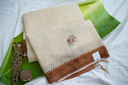 Linen Cotton Saree PC18199