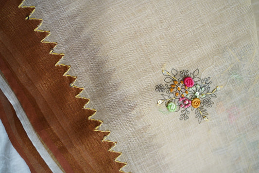 Linen Cotton Saree PC18199