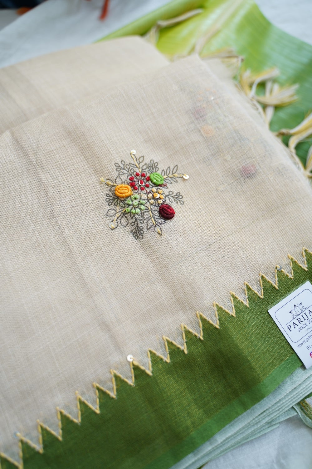 Linen Cotton Saree PC18198