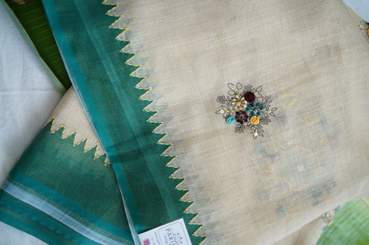 Linen Cotton Saree PC18197