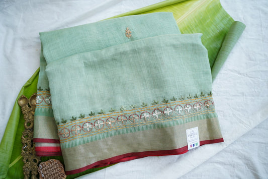 Linen Cotton Saree PC18200