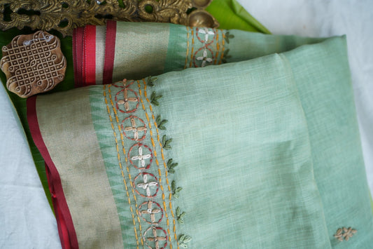 Linen Cotton Saree PC18200