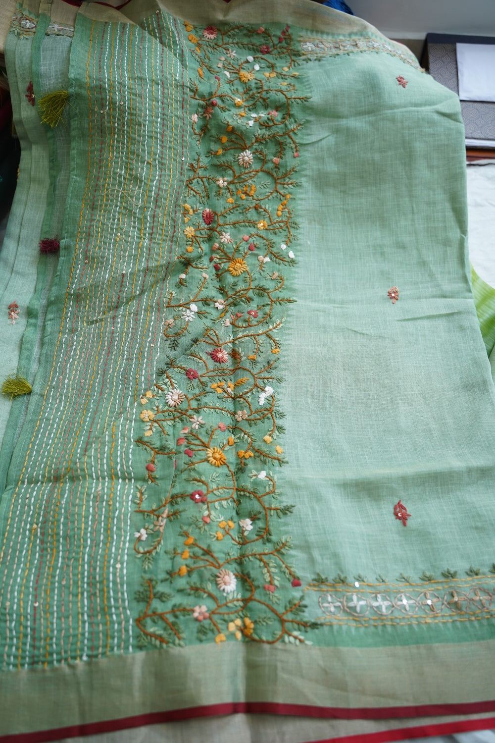 Linen Cotton Saree PC18200